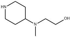 2-[메틸(피페리딘-4-일)아미노]에탄올(염분데이터:2HCl) 구조식 이미지
