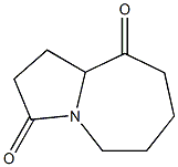 1H-Pyrrolo[1,2-a]azepine-3,9(2H,9aH)-dione,tetrahydro-(9CI) 구조식 이미지