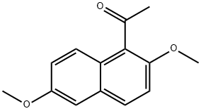 1-(2,6-DiMethoxynaphthalen-1-yl)ethanone Structure