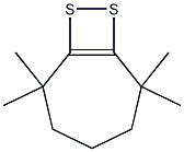 8,9-Dithiabicyclo[5.7.0]non-1(7)-ene, 2,2,6,6-tetramethyl- Structure