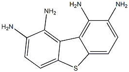 1,2,8,9-Dibenzothiophenetetramine Structure