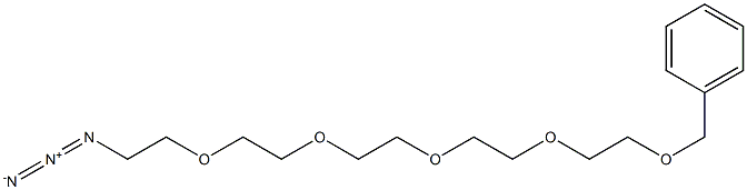 Benzyl-PEG5-Azide Structure