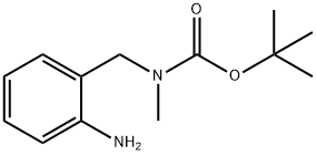 tert-butyl 2-aminobenzyl(methyl)carbamate Structure