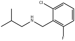 [(2-chloro-6-fluorophenyl)methyl](2-methylpropyl)amine Structure