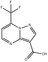 7-(trifluoromethyl)pyrazolo[1,5-a]pyrimidine-3-carboxylic acid Structure