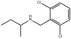 butan-2-yl[(2,6-dichlorophenyl)methyl]amine Structure