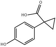 1-(4-Hydroxy-phenyl)-cyclopropanecarboxylicacid Structure