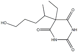 4'-hydroxypentobarbitone Structure