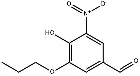 4-Hydroxy-3-nitro-5-propoxy-benzaldehyde Structure