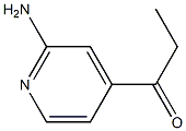 1-Propanone,1-(2-amino-4-pyridinyl)-(9CI) 구조식 이미지