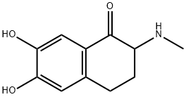 1(2H)-Naphthalenone,3,4-dihydro-6,7-dihydroxy-2-(methylamino)-(9CI) 구조식 이미지