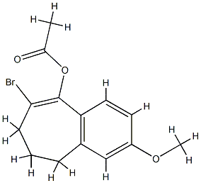 8-bromo-3-methoxy-6,7-dihydro-5H-benzo[7]annulen-9-yl acetate Structure