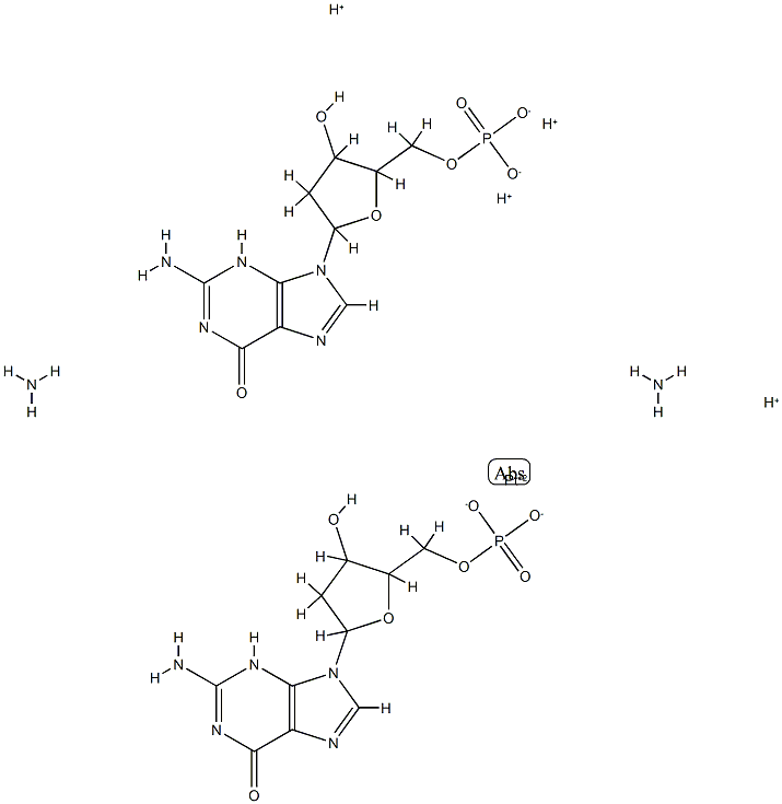 diamminebis(2'-deoxy-5'-guanylyl)platinate Structure