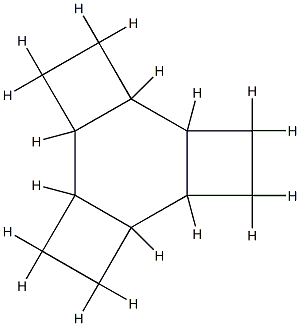 (1α,2α,5α,6α,9α,10α)-Tetracyclo[8.2.0.02,5.06,9]dodecane 구조식 이미지