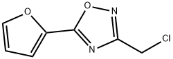 3-(chloromethyl)-5-(2-furyl)-1,2,4-oxadiazole(SALTDATA: FREE) 구조식 이미지