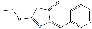 3H-Pyrrol-3-one,5-ethoxy-2,4-dihydro-2-(phenylmethylene)-(9CI) 구조식 이미지