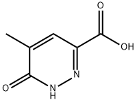 3-Pyridazinecarboxylicacid,1,6-dihydro-5-methyl-6-oxo-(6CI,9CI) 구조식 이미지