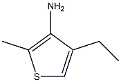 3-Thiophenamine,4-ethyl-2-methyl-(9CI) 구조식 이미지