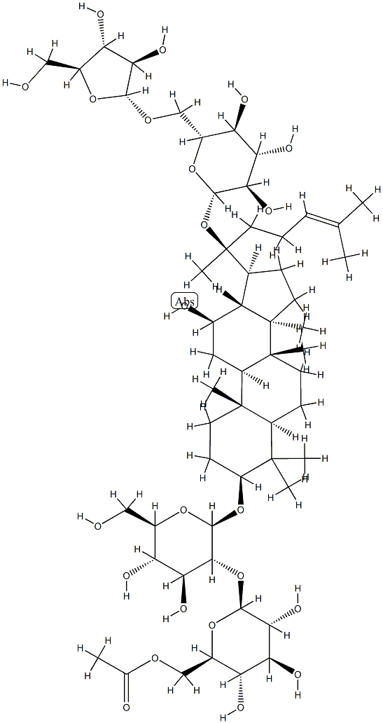 Ginsenoside Rs2 Structure