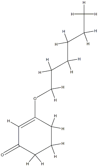 2-Cyclohexen-1-one,3-(hexyloxy)-(9CI) Structure