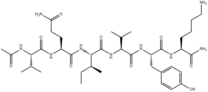 Acetyl-PHF6 amide 구조식 이미지