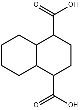 Decahydronaphthalene-1,4-dicarboxylic Acid (Mixture of isoMers) 구조식 이미지