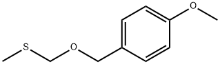 벤젠,1-메톡시-4-[[(메틸티오)메톡시]메틸]- 구조식 이미지