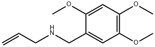 프로프-2-엔-1-일[(2,4,5-트리메톡시페닐)메틸]아민 구조식 이미지