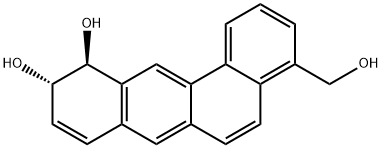 4-hydroxymethylbenz(a)anthracene-10,11-dihydrodiol Structure