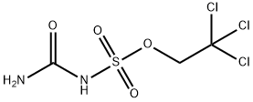 Aminocarbonylsulfamic  acid,  3,3,3-trichloroethoxy  ester,  Tces-Urea 구조식 이미지