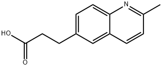 3-(2-Methyl-quinolin-6-yl)-propionic acid Structure