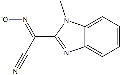 2-[cyano(oxidoimino)methyl]-1-methyl-1H-benzimidazole Structure