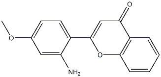 4H-1-Benzopyran-4-one,2-(2-amino-4-methoxyphenyl)-(9CI) Structure