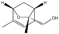 (1S,5S)-4,7-Dimethyl-6-oxabicyclo[3.2.1]oct-3-ene-7β-methanol 구조식 이미지