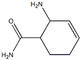 3-Cyclohexene-1-carboxamide,2-amino-(9CI) Structure