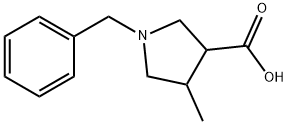 1-BENZYL-4-METHYL-PYRROLIDINE-3-CARBOXYLIC ACID(WX191684) 구조식 이미지