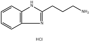 3-(1H-BENZOIMIDAZOL-2-YL)PROPYLAMINEHYDROCHLORIDE Structure