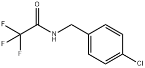 Acetamide, N-[(4-chlorophenyl)methyl]-2,2,2-trifluoro- Structure