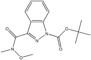 N-TERT-BUTOXYL-3-INDAZOLE-CARBONYL-N-METHOXY-N-METHYLCARBOXIAMIDE Structure