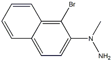 1-((1-bromonaphthalen-2-yl)methyl)hydrazine Structure