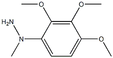 1-(2,3,4-trimethoxybenzyl)hydrazine Structure