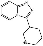 3-(3-피페리디닐)[1,2,4]트리아졸로[4,3-a]피리딘(SALTDATA:FREE) 구조식 이미지