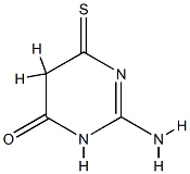 4,6(1H,5H)-Pyrimidinedione, 2-amino-4-thio- (7CI) 구조식 이미지