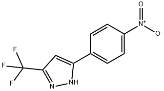 5-(4-Nitro-phenyl)-3-trifluoromethyl-1H-pyrazole Structure