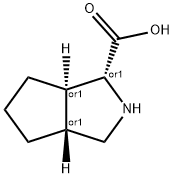 Cyclopenta[c]pyrrole-1-carboxylic acid, octahydro-, (1-alpha-,3a-ba-,6a-alpha-)- (9CI) Structure