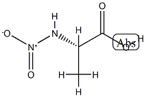 L-알라닌,N-니트로-(9CI) 구조식 이미지