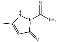 1H-Pyrazole-1-carboxamide,2,5-dihydro-3-methyl-5-oxo-(9CI) Structure