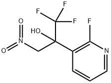 3-PyridineMethanol,2-fluoro-α-(nitroMethyl)-α-(trifluoroMethyl)- 구조식 이미지