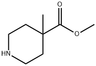 메틸4-메틸-4-피페리딘카르복실레이트(SALTDATA:HCl) 구조식 이미지