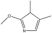 3H-Pyrrole,2-methoxy-3,4-dimethyl-(9CI) Structure